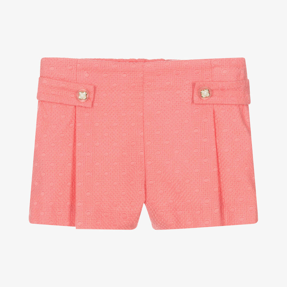 PAZ Rodríguez-Girls Pink Cotton Shorts | Childrensalon Outlet