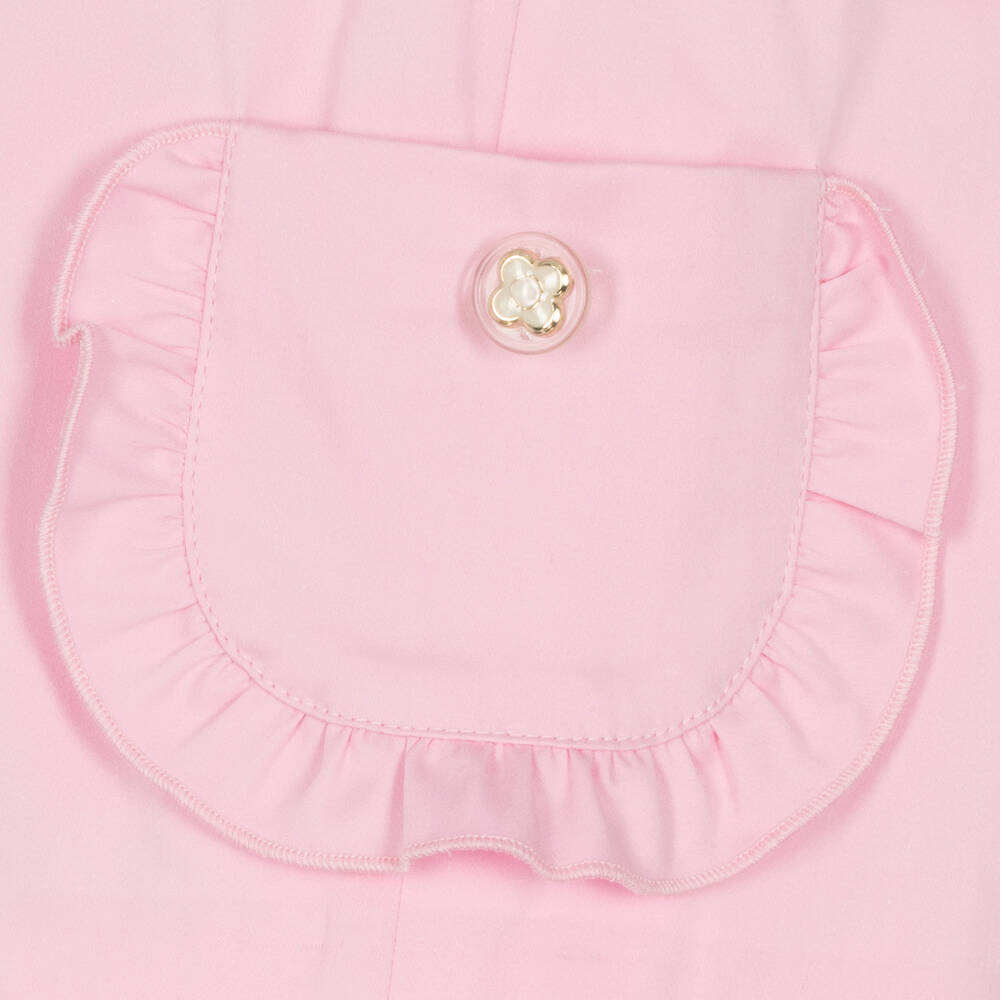 PAZ Rodríguez-Girls Pink Cotton Shorts Set | Childrensalon Outlet