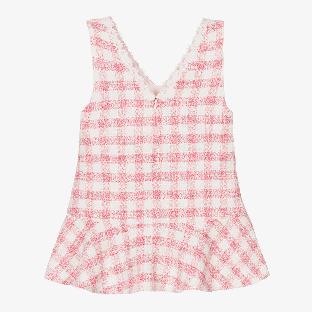Robe Vichy Drapeau USA Born To Be Sassy Taille 7 - Fille, été Patriotique, 100% Coton, Occasion Très Bon état