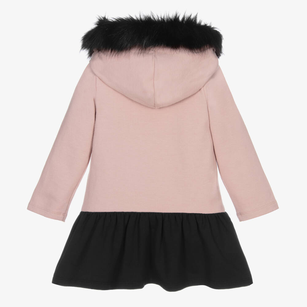 PAZ Rodríguez-فستان هودي قطن جيرسي لون زهري | Childrensalon Outlet