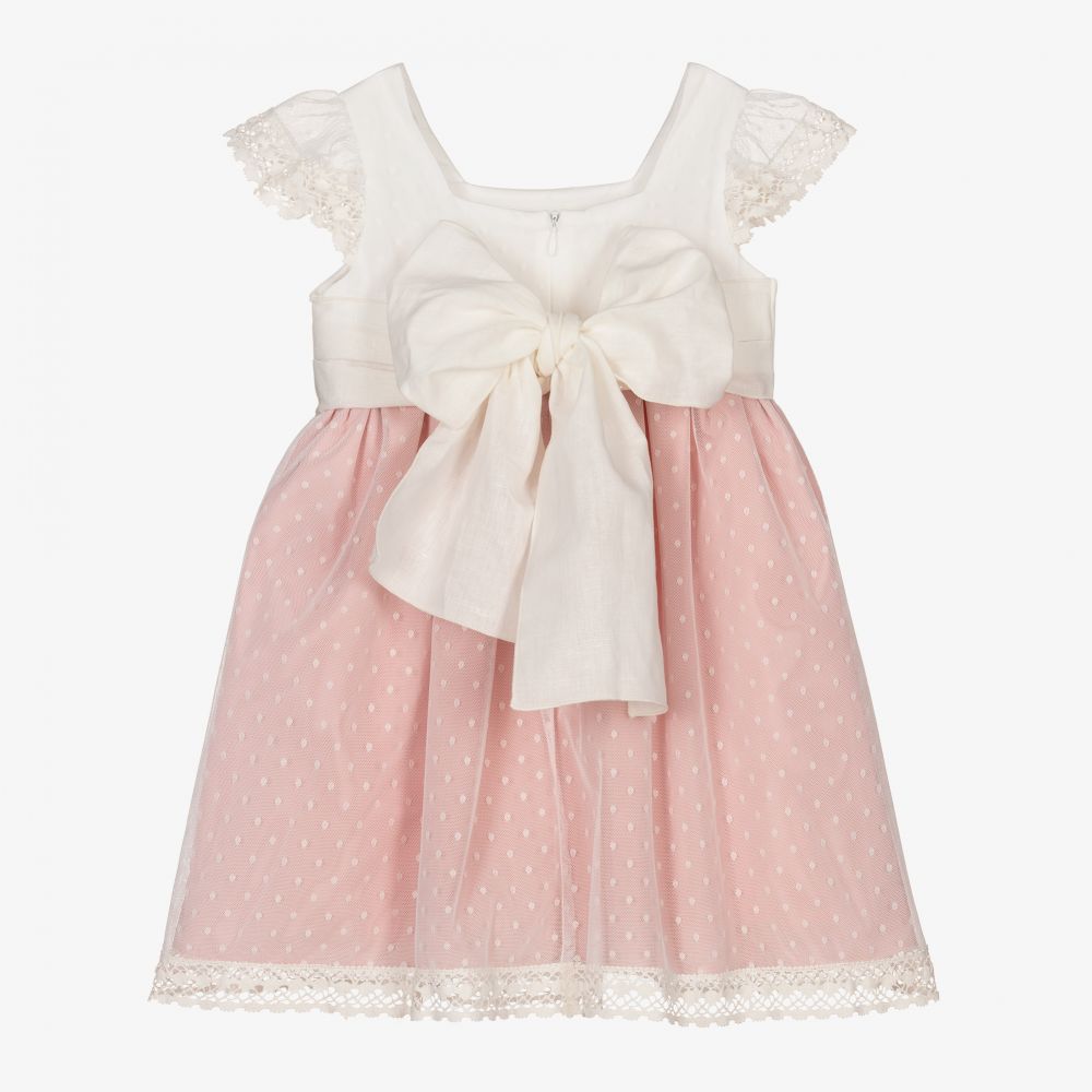 PAZ Rodríguez-Girls Pink & Ivory Dress | Childrensalon Outlet