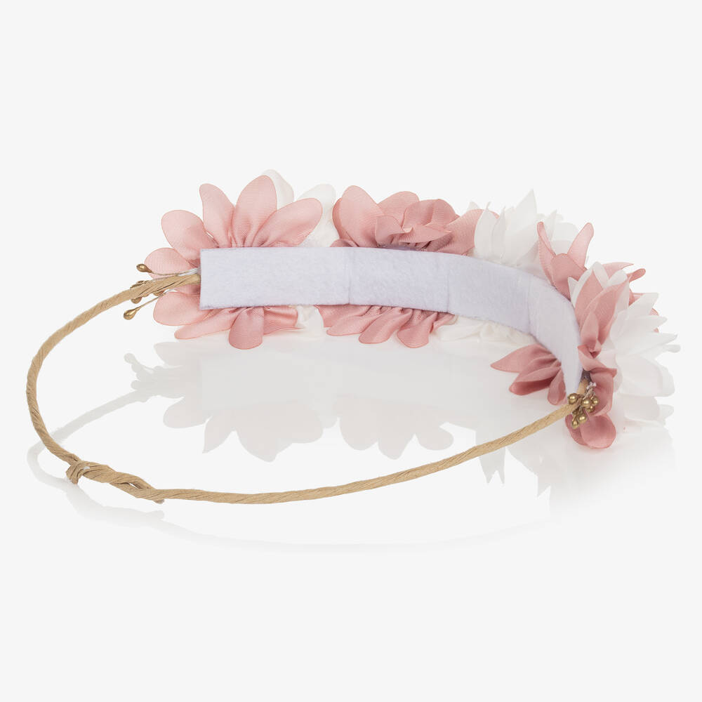 PAZ Rodríguez-Girls Pink & White Floral Garland | Childrensalon Outlet
