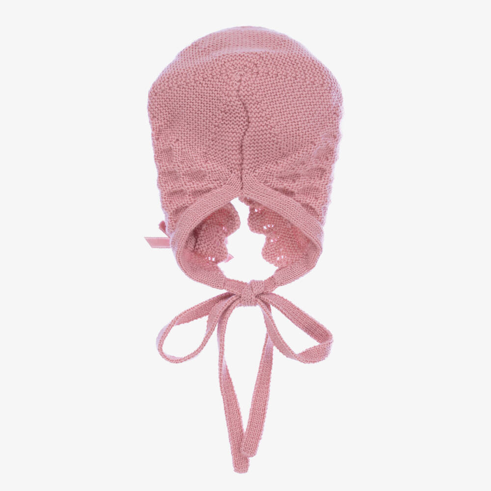 PAZ Rodríguez-Girls Pink Wool Knit Hat | Childrensalon Outlet
