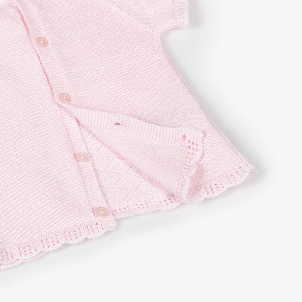 PAZ Rodríguez-Girls Soft Pink Knit Ensemble | Childrensalon Outlet