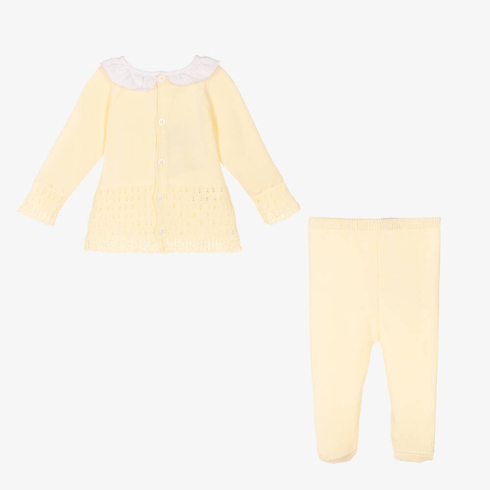 PAZ Rodríguez-Girls Sunny Knit Cotton Ensemble | Childrensalon Outlet