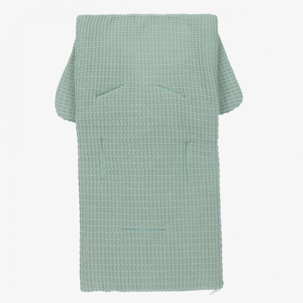 PAZ Rodríguez-Green Knitted Baby Nest (70cm) | Childrensalon Outlet