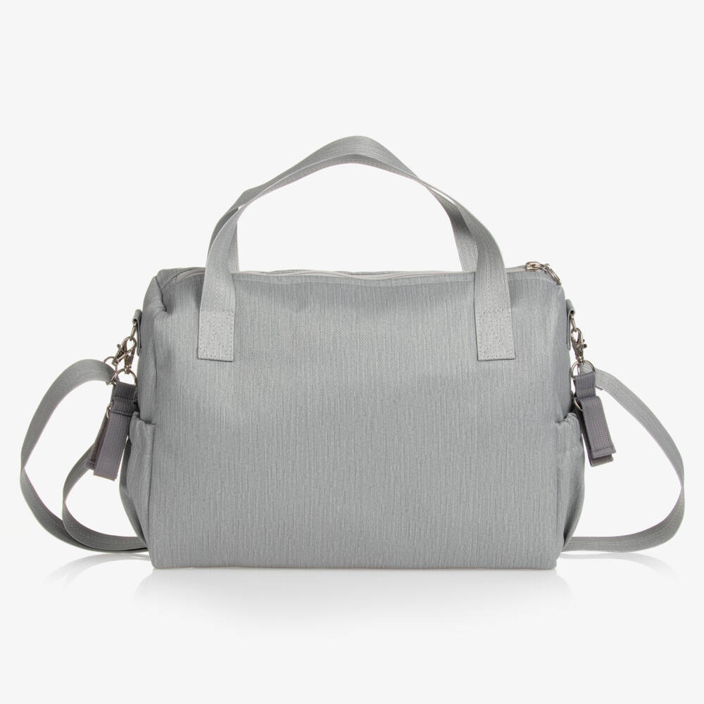 PAZ Rodríguez-Grey Canvas Changing Bag (36cm) | Childrensalon Outlet