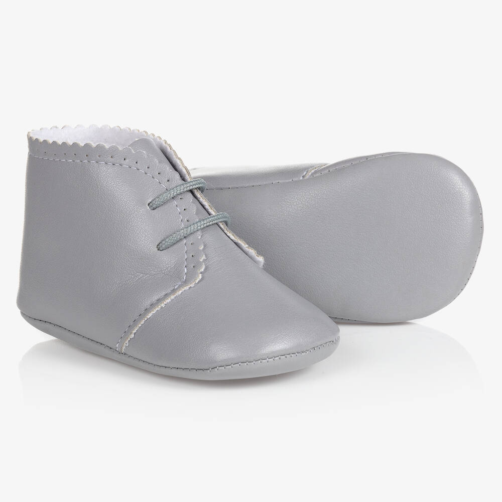 PAZ Rodríguez-Серые пинетки для малышей | Childrensalon Outlet