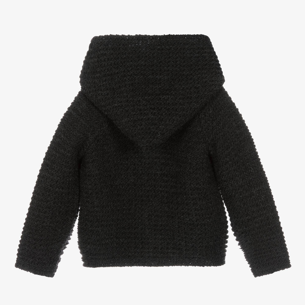 PAZ Rodríguez-Серая шерстяная куртка с капюшоном | Childrensalon Outlet