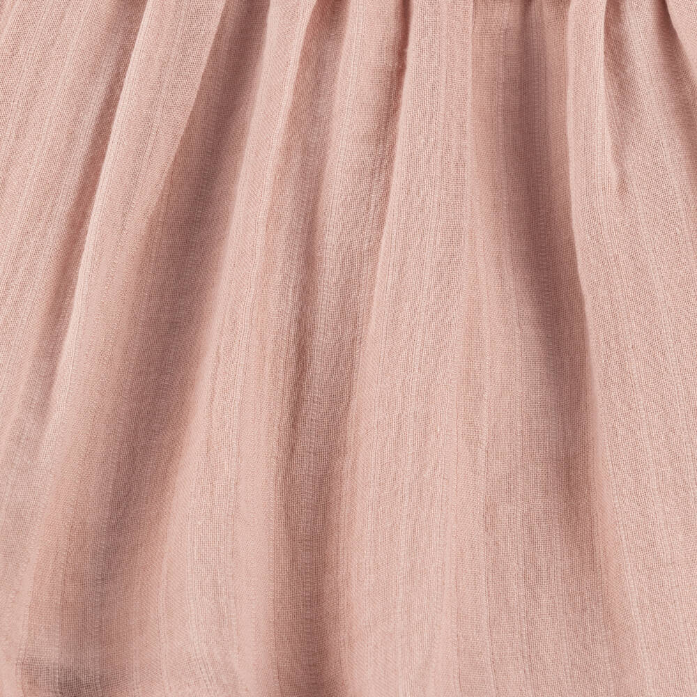 PAZ Rodríguez-Кремовое и розовое хлопковое платье для девочек | Childrensalon Outlet