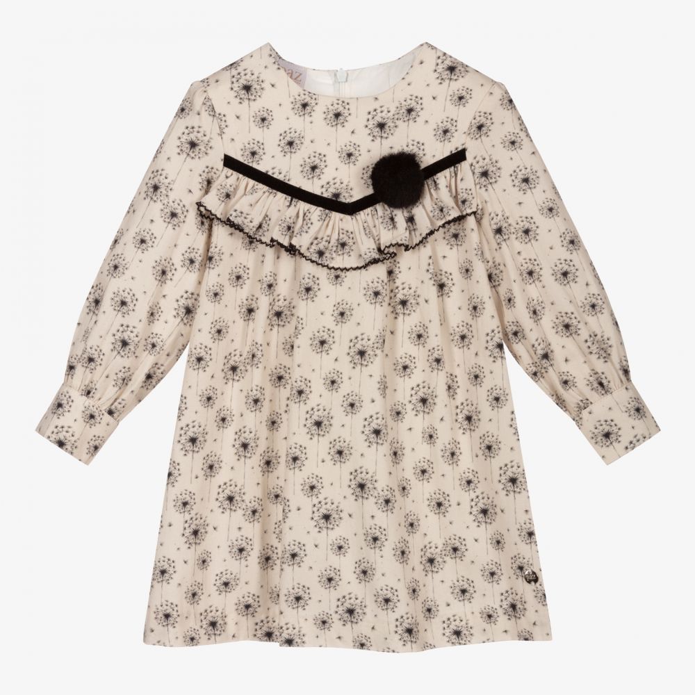 PAZ Rodríguez-Ivory Dandelion Cotton Dress | Childrensalon Outlet