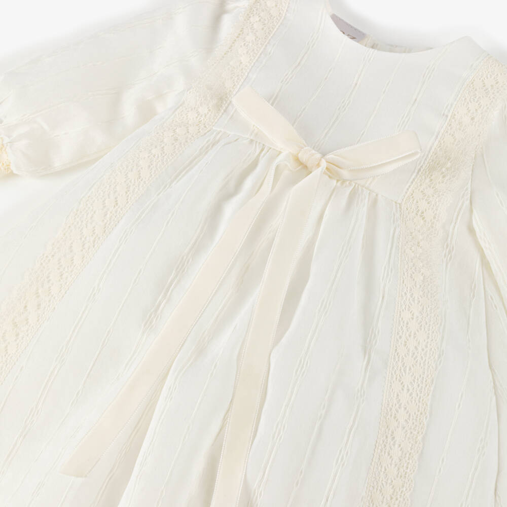 PAZ Rodríguez-Ivory Lace Baby Ceremony Dress | Childrensalon Outlet