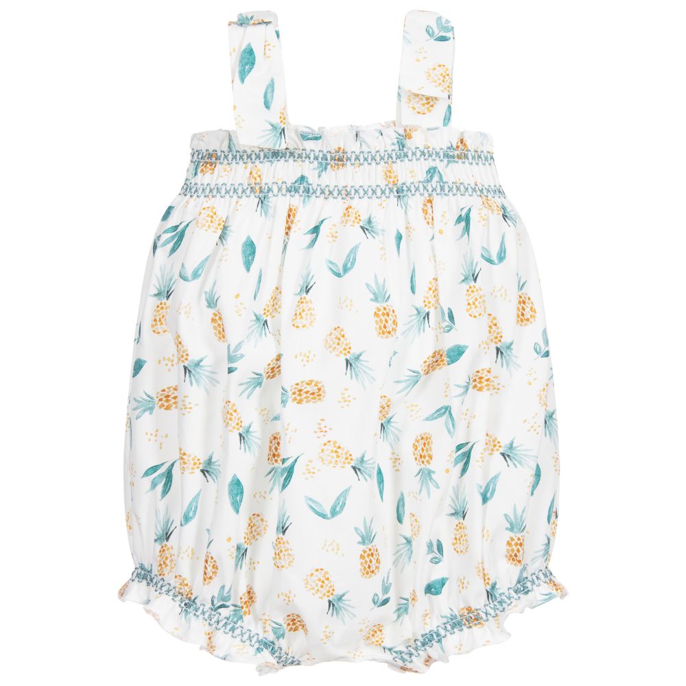 Paz Rodríguez - Ivory Pineapple Print Shortie | Childrensalon