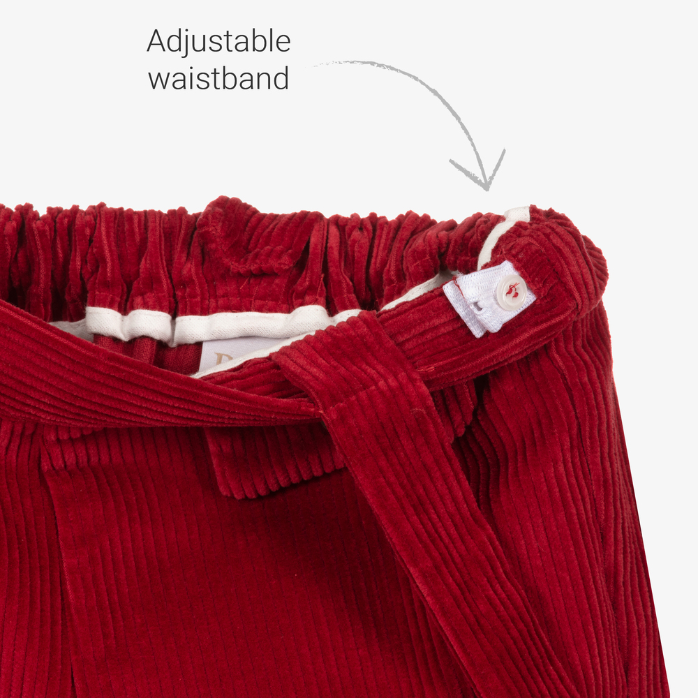 PAZ Rodríguez-Ivory Shirt & Red Shorts Set | Childrensalon Outlet