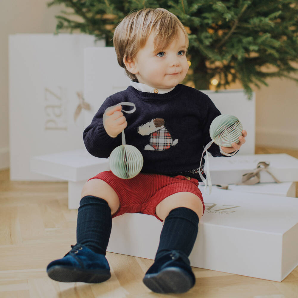 PAZ Rodríguez-Ivory Shirt & Red Shorts Set | Childrensalon Outlet