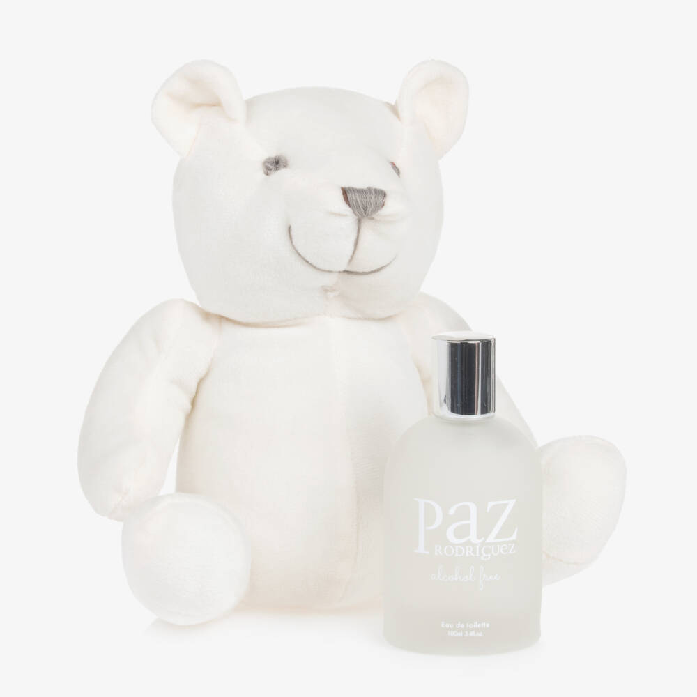 PAZ Rodríguez-Ivory Teddy Bear & Eau de Toilette Baby Gift Set | Childrensalon Outlet