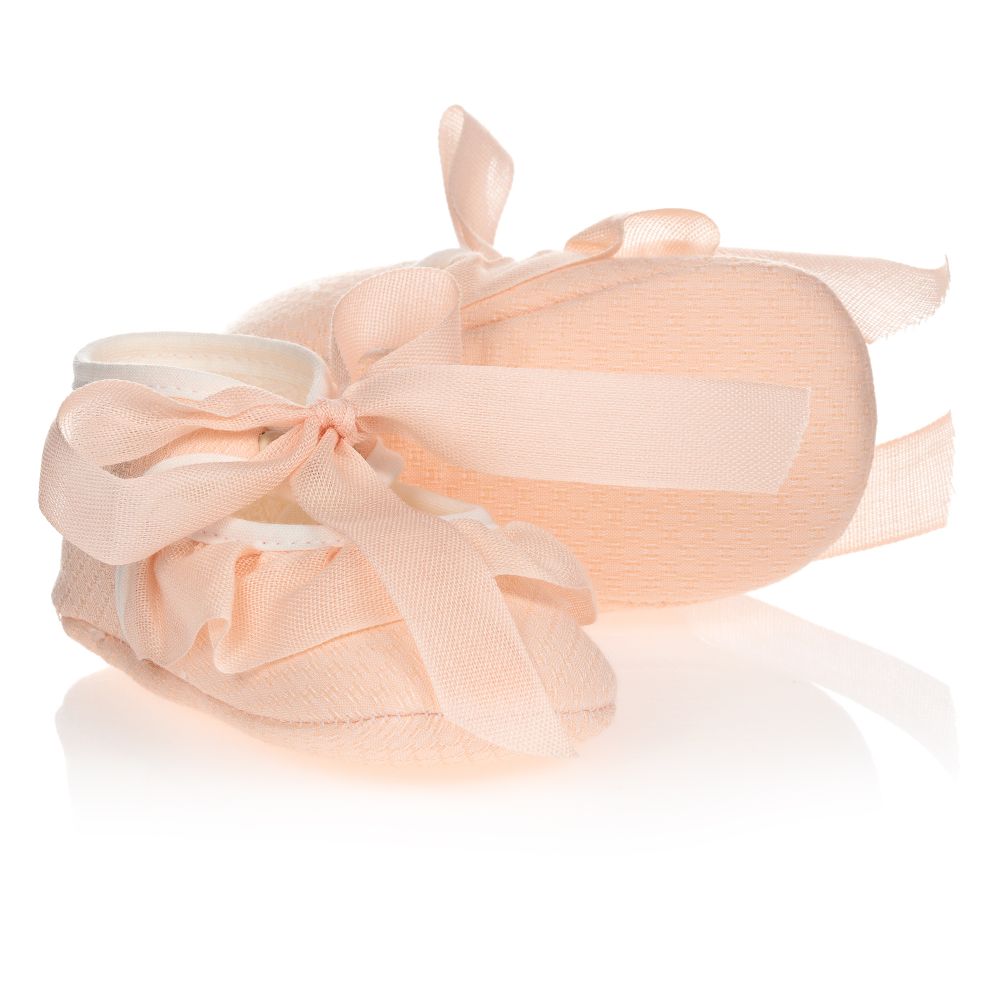 PAZ Rodríguez-Peach Pink Pre-Walker Shoes | Childrensalon Outlet