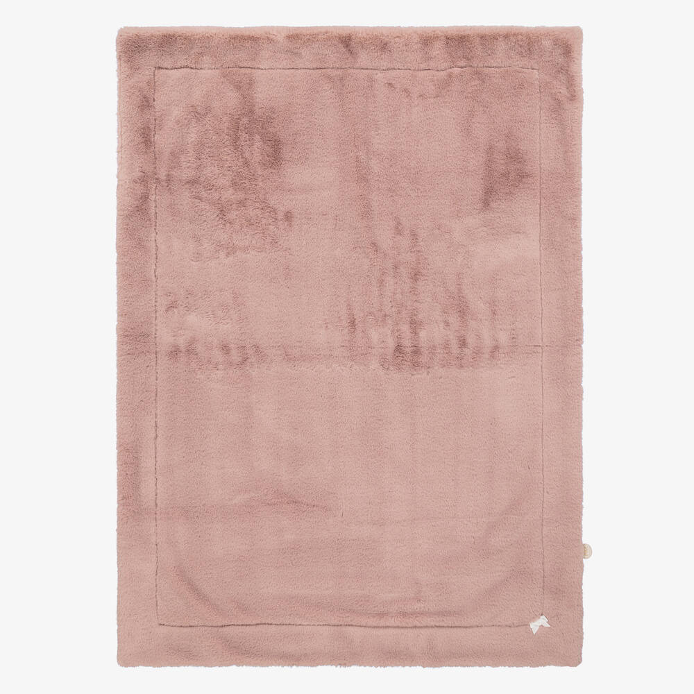 Paz Rodríguez - Pink Faux Fur Baby Blanket (98cm) | Childrensalon