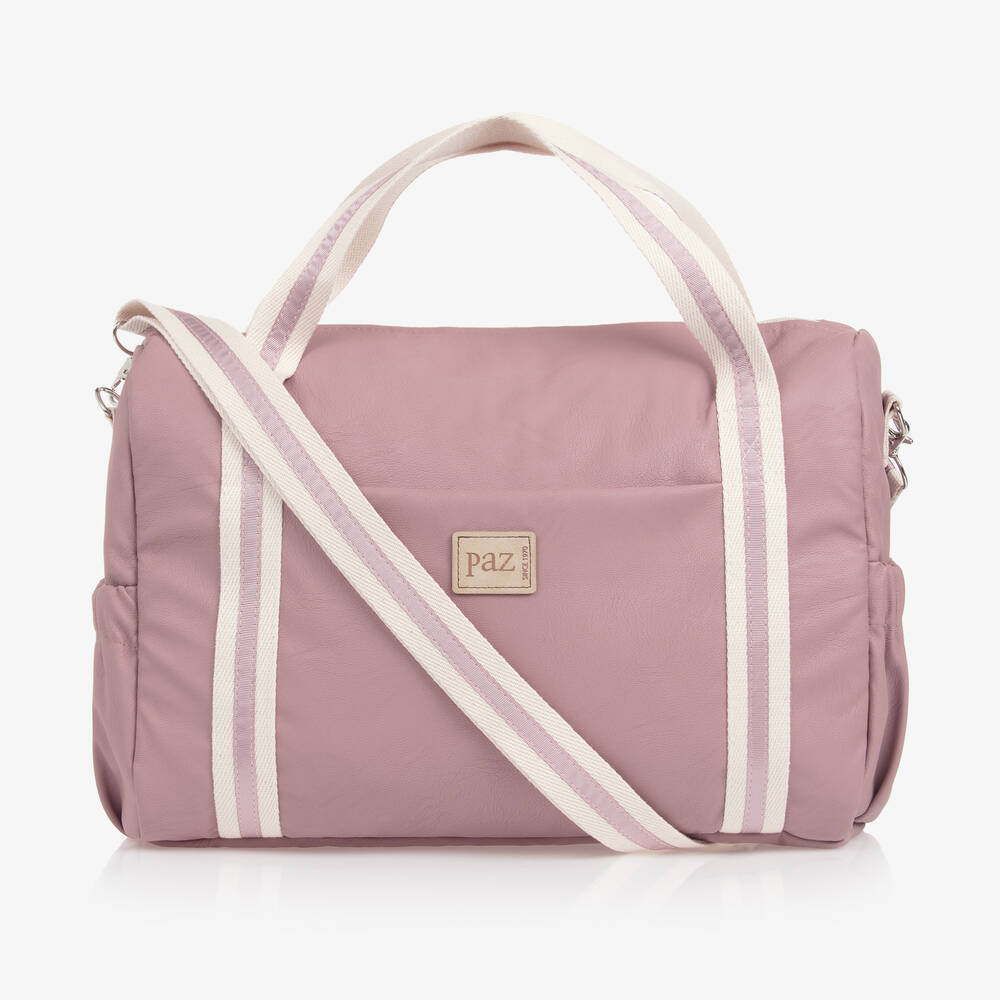 PAZ Rodríguez-Pink Faux Leather Changing Bag (36cm) | Childrensalon Outlet