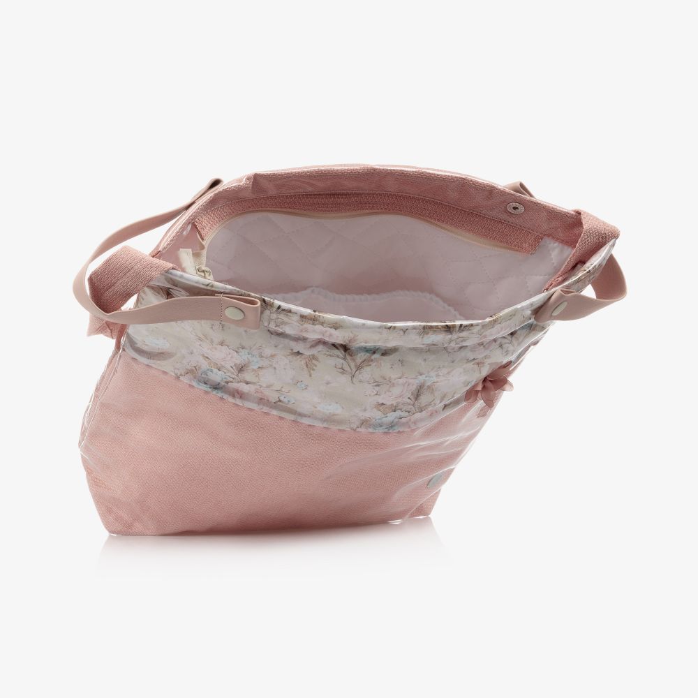 PAZ Rodríguez-Pink Floral Changing Bag(43cm) | Childrensalon Outlet