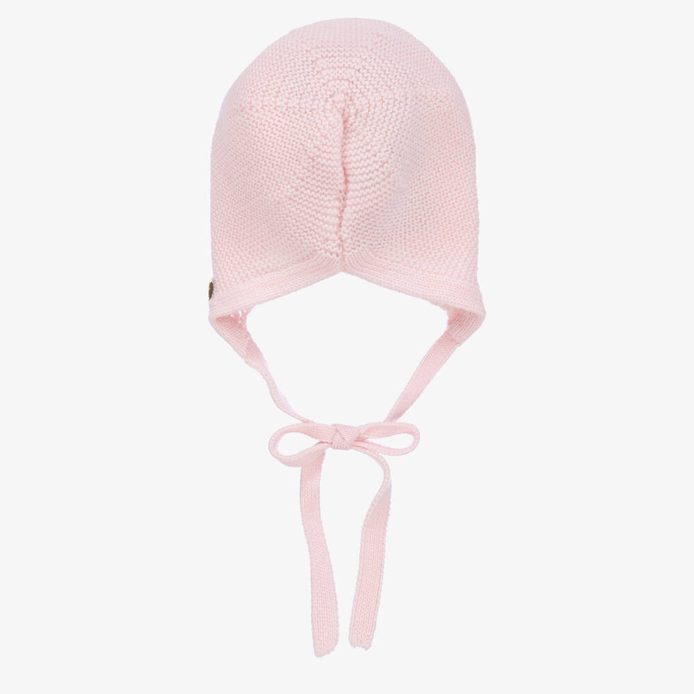 PAZ Rodríguez-Розовый чепчик из мериносовой шерсти | Childrensalon Outlet