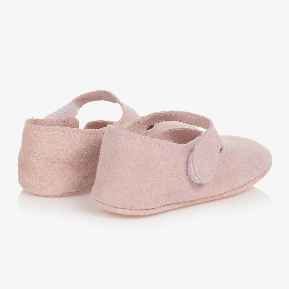 باز رودريغيز-حذاء شامواه لون زهري لمرحلة قبل المشي | Childrensalon Outlet