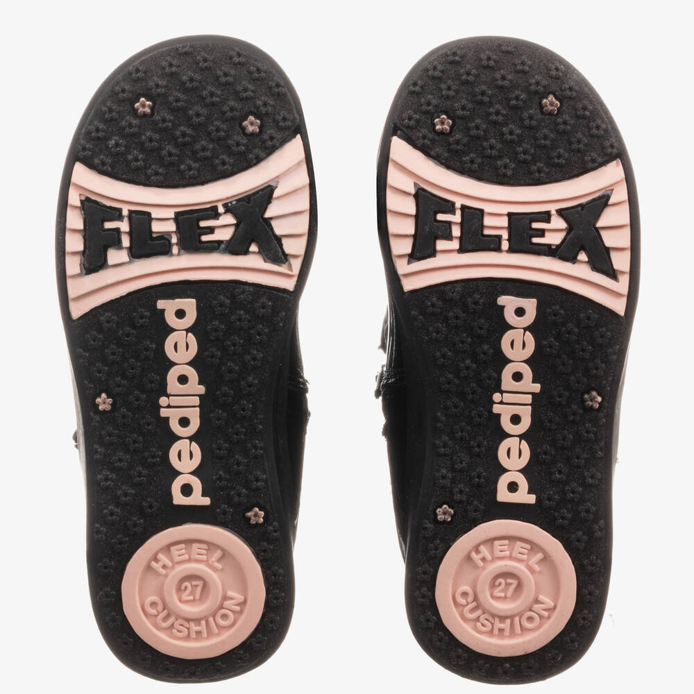 Pediped Флекс (1-12лет)-Черные кожаные сапоги Naomi | Childrensalon Outlet