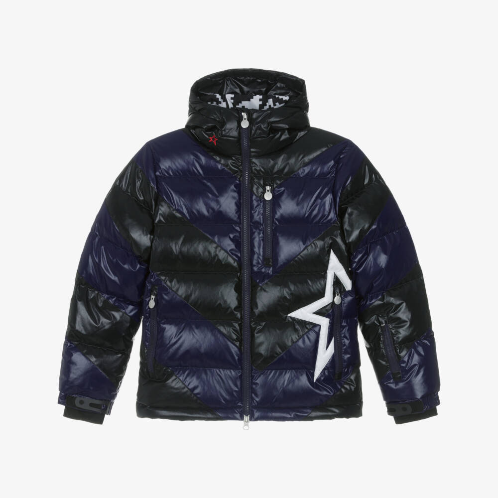 Perfect Moment-Black and Blue Ski Jacket | Childrensalon Outlet