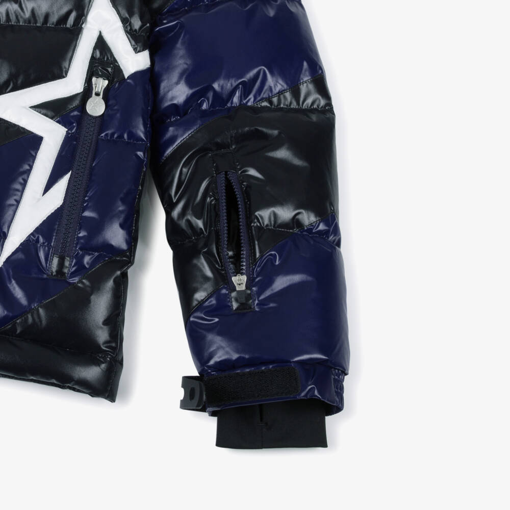 Perfect Moment-Black and Blue Ski Jacket | Childrensalon Outlet