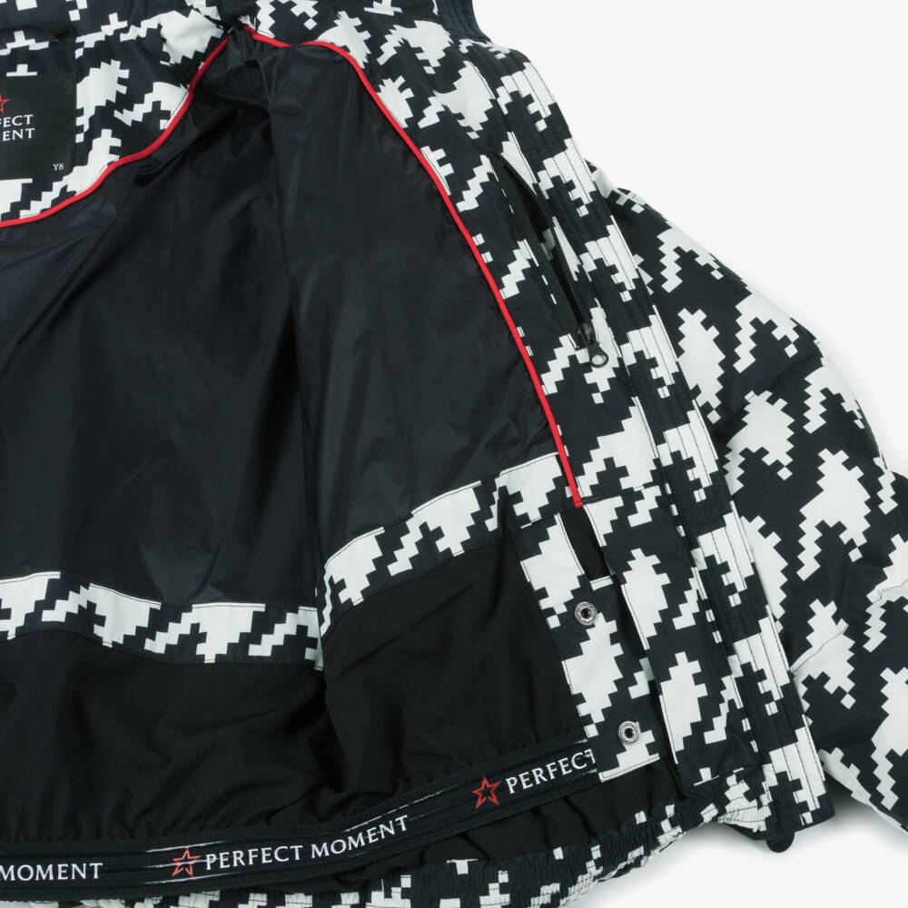 Perfect Moment-Classic Houndstooth Ski Puffer Jacket | Childrensalon Outlet