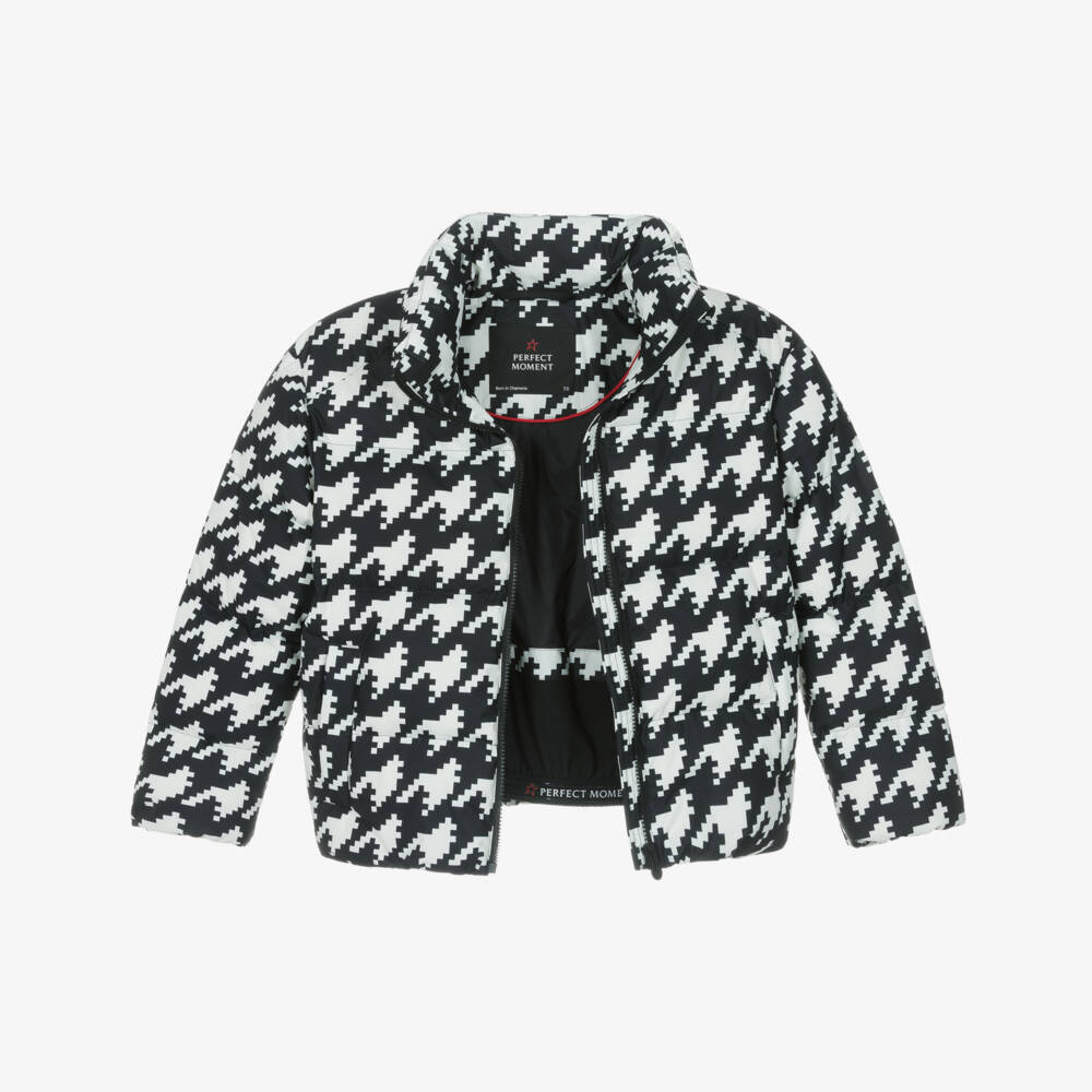 Perfect Moment-Classic Houndstooth Ski Puffer Jacket | Childrensalon Outlet
