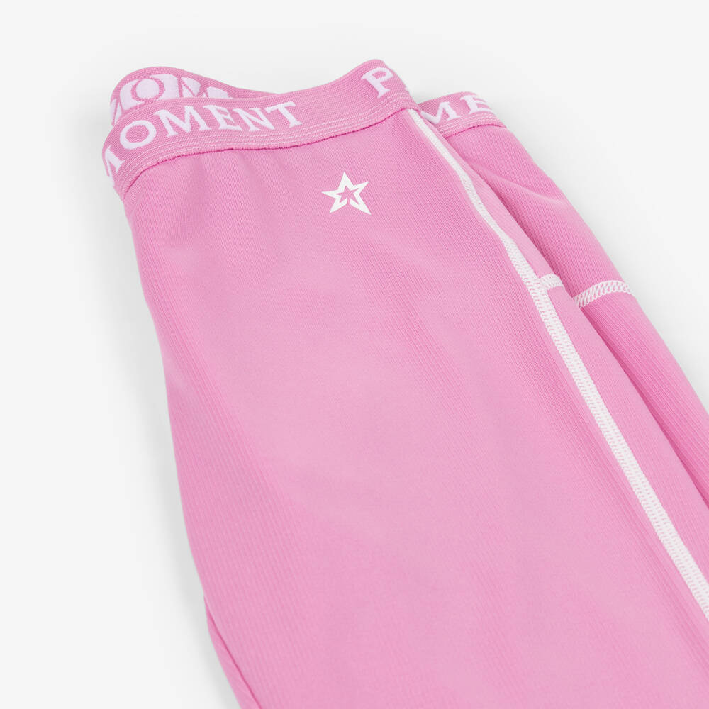 Perfect Moment-Girls Lilac Pink Thermal Star Leggings | Childrensalon Outlet
