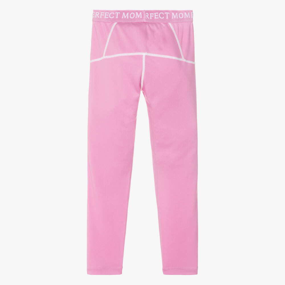 Perfect Moment-Girls Lilac Pink Thermal Star Leggings | Childrensalon Outlet