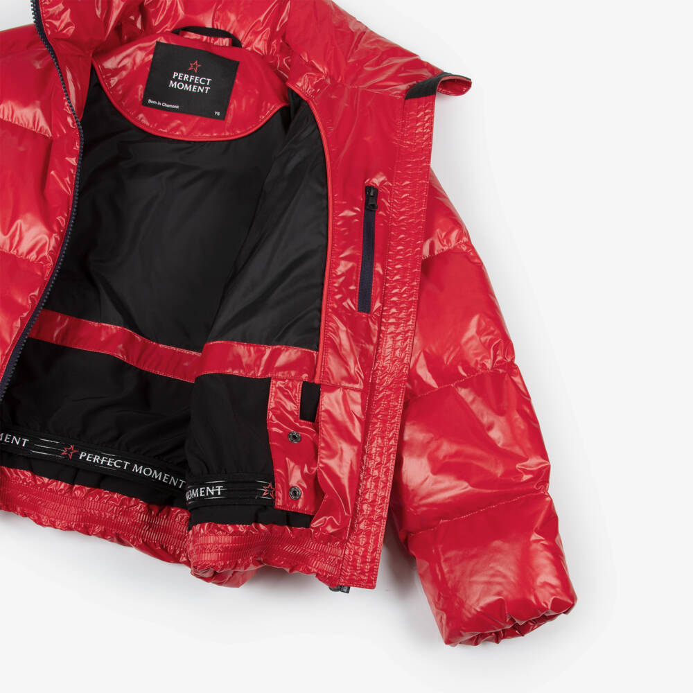 Perfect Moment-Red Down Puffer Ski Jacket | Childrensalon Outlet