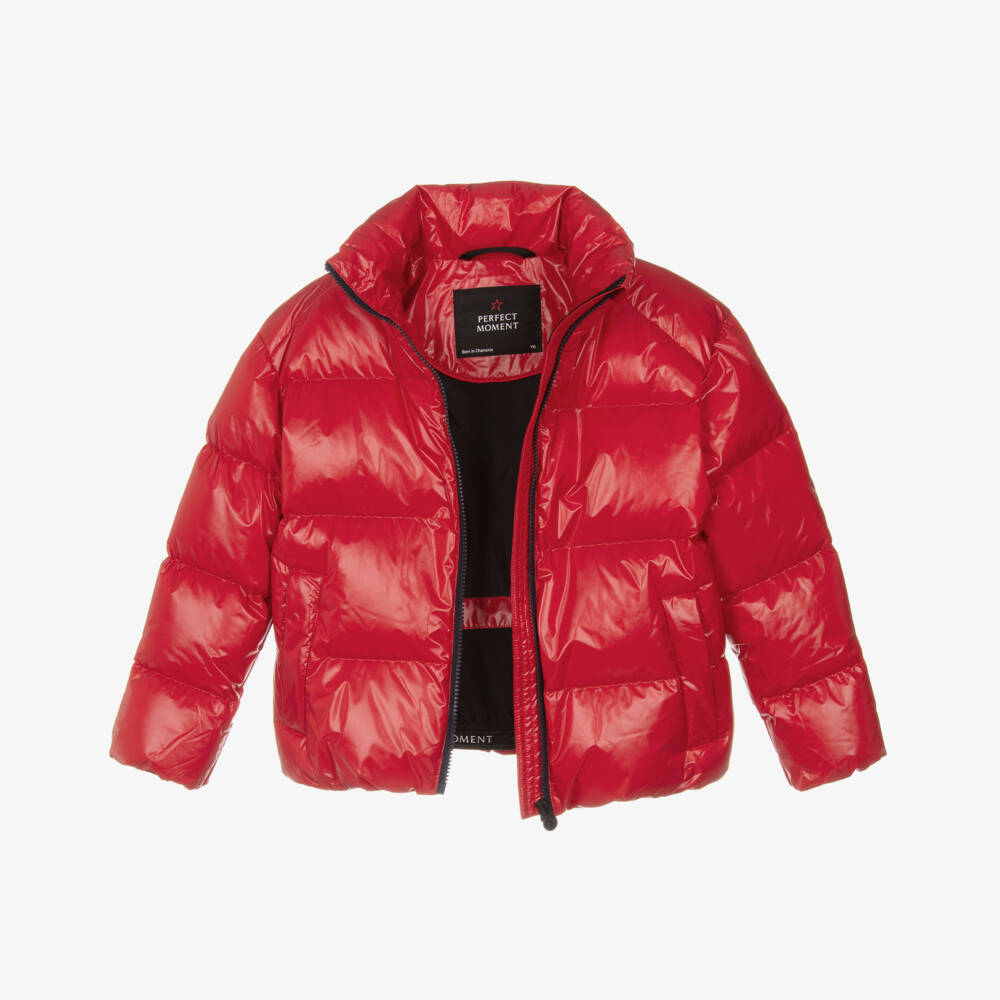Perfect Moment-Red Down Puffer Ski Jacket | Childrensalon Outlet