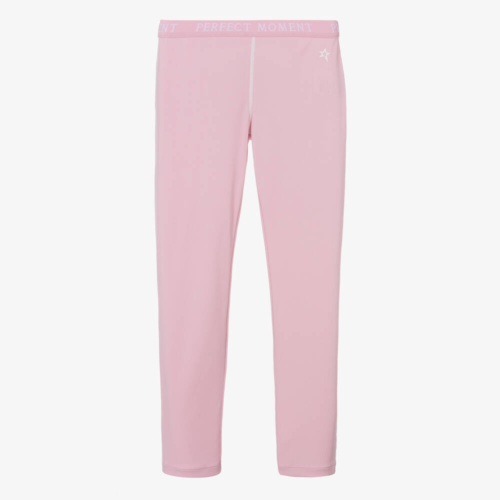 Perfect Moment-Teen Girls Pink Thermal Star Leggings | Childrensalon Outlet