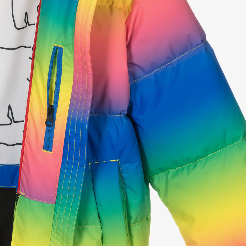 Perfect Moment-Лыжный пуховик радужной расцветки для девочек-подростков | Childrensalon Outlet