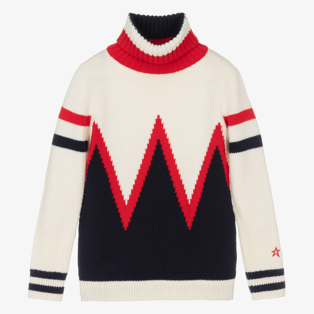 Perfect Moment - Teen Ivory Merino Wool Alpine Sweater | Childrensalon