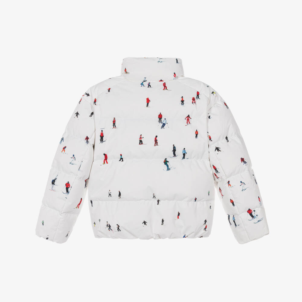 Perfect Moment-White Ski Print Ski Jacket | Childrensalon Outlet