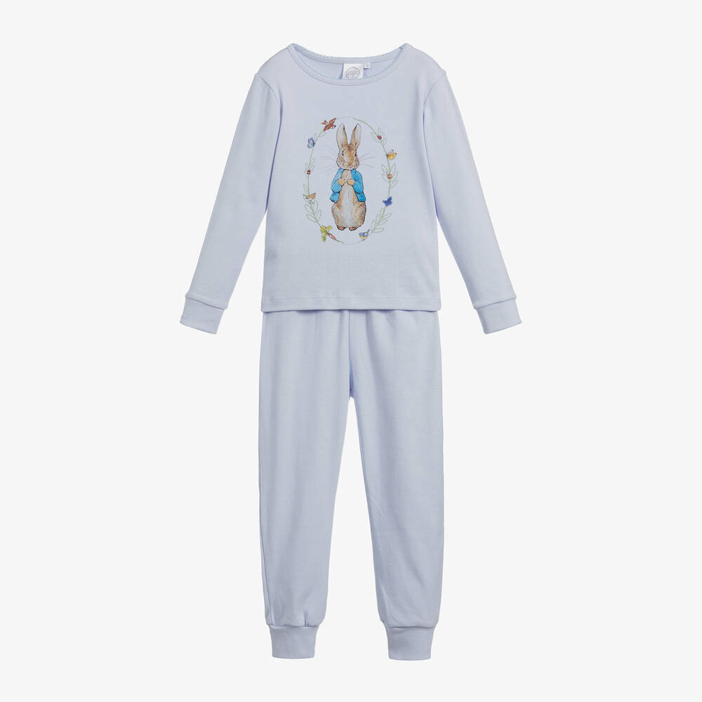 Peter Rabbit™ by Childrensalon - Blue Cotton Jersey Pyjamas | Childrensalon