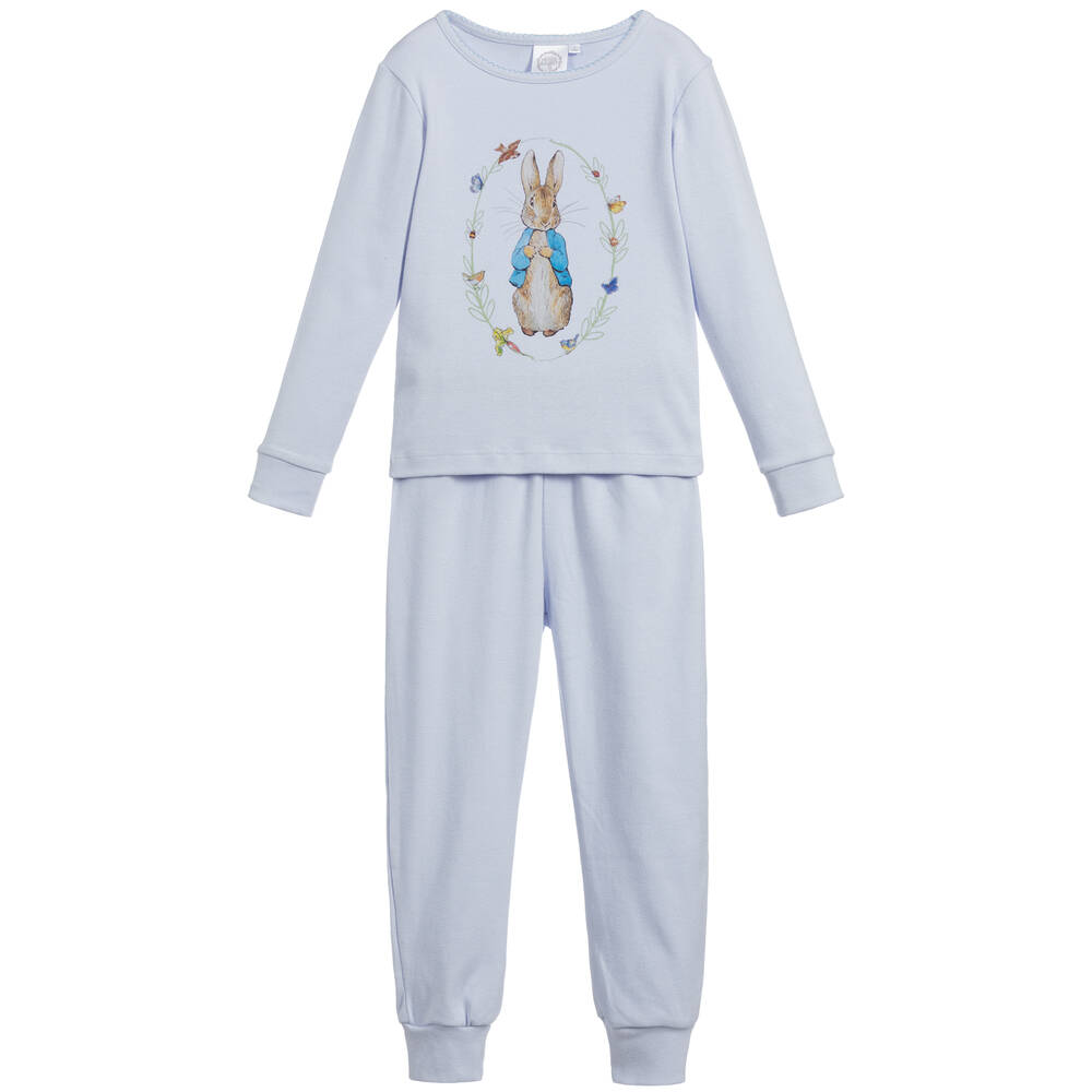 Peter Rabbit™ by Childrensalon - Голубая пижама из хлопкового джерси | Childrensalon