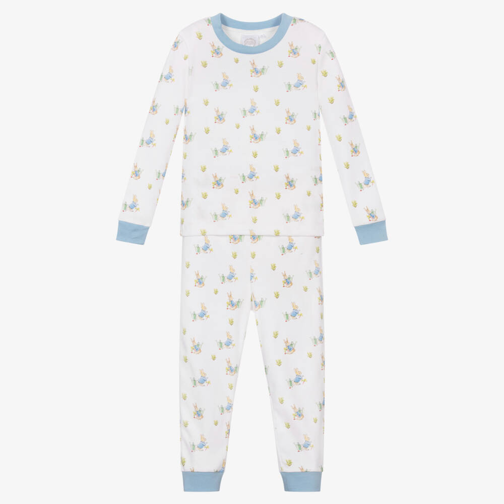 Peter Rabbit™ by Childrensalon-Белый хлопковый комплект для сна для мальчиков | Childrensalon Outlet
