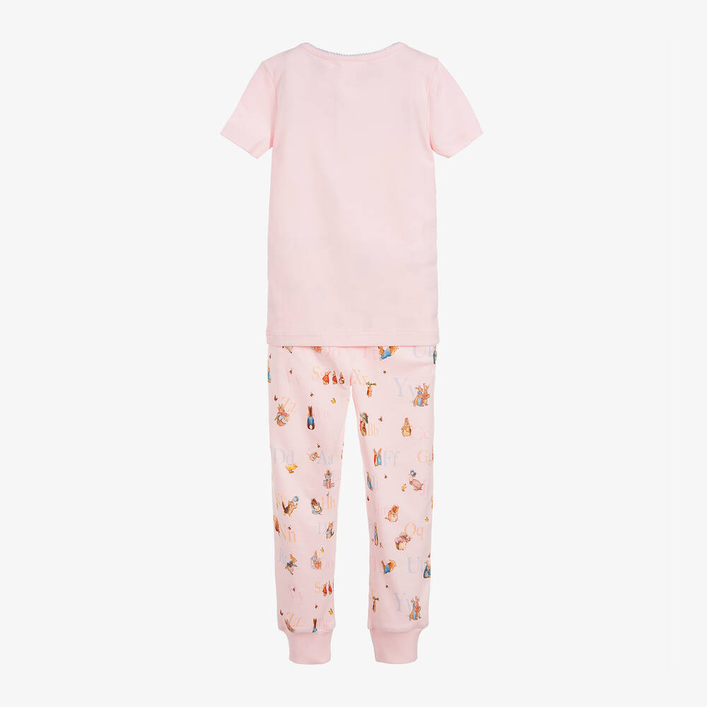 Peter Rabbit™ by Childrensalon-Розовая пижама из хлопкового джерси для девочек | Childrensalon Outlet