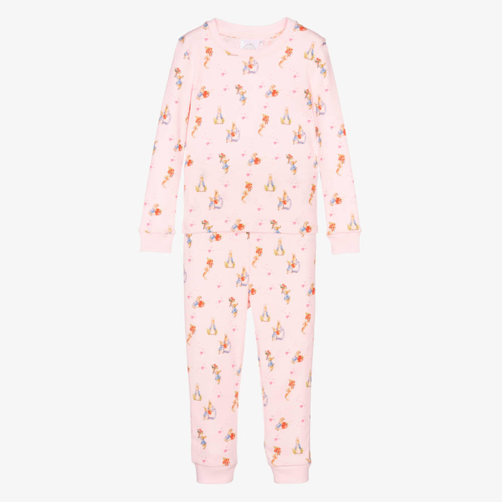 Peter Rabbit™ by Childrensalon-طقم نوم ناعم وردي للبنات | Childrensalon Outlet
