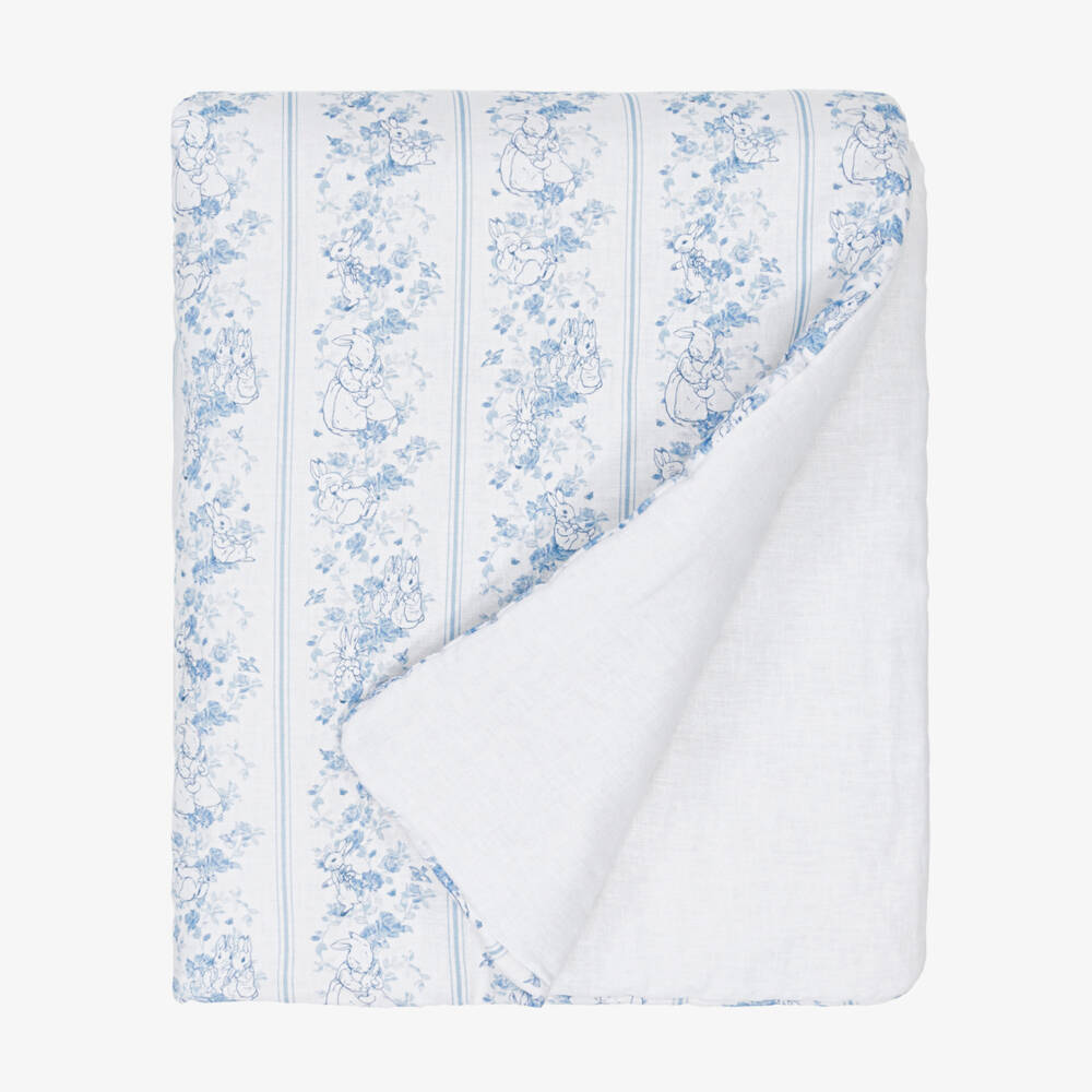 Peter Rabbit™ by Childrensalon-Padded Linen Cotton Baby Blanket | Childrensalon Outlet