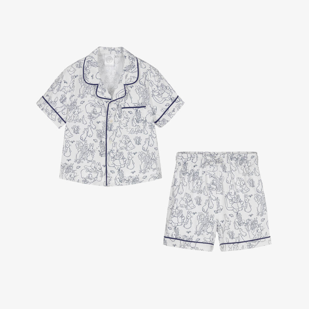 Peter Rabbit™ by Childrensalon-Пижама синий и белый для мальчиков | Childrensalon Outlet