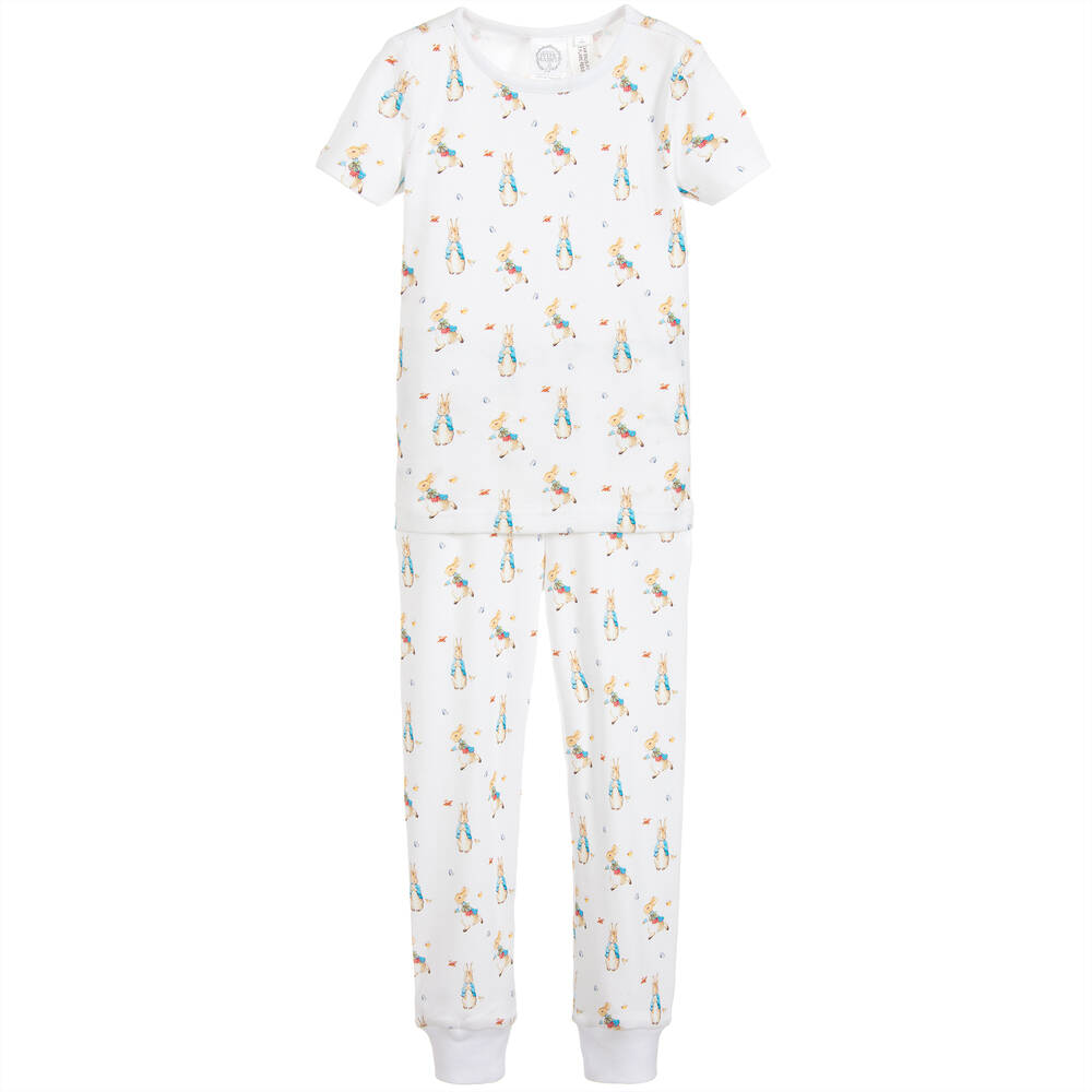 Peter Rabbit™ by Childrensalon - Pyjama blanc en jersey de coton  | Childrensalon