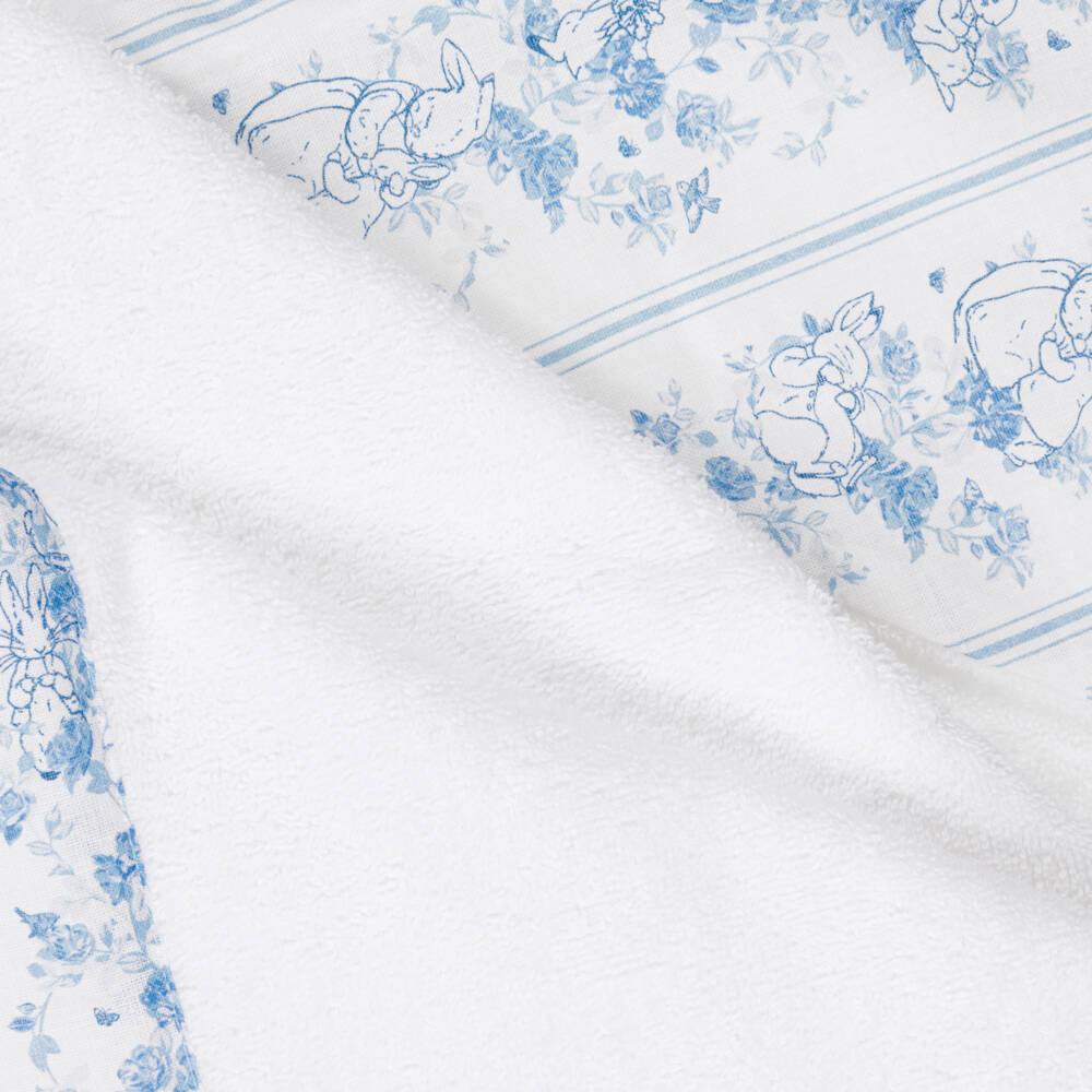 Peter Rabbit™ by Childrensalon-مجموعة مناشف بيضاء بغطاء للرأس للرضع | Childrensalon Outlet