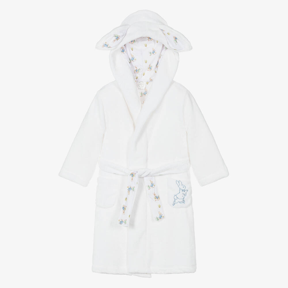 Peter Rabbit™ by Childrensalon-روب أطفال فاخر من الفرو الأبيض | Childrensalon Outlet