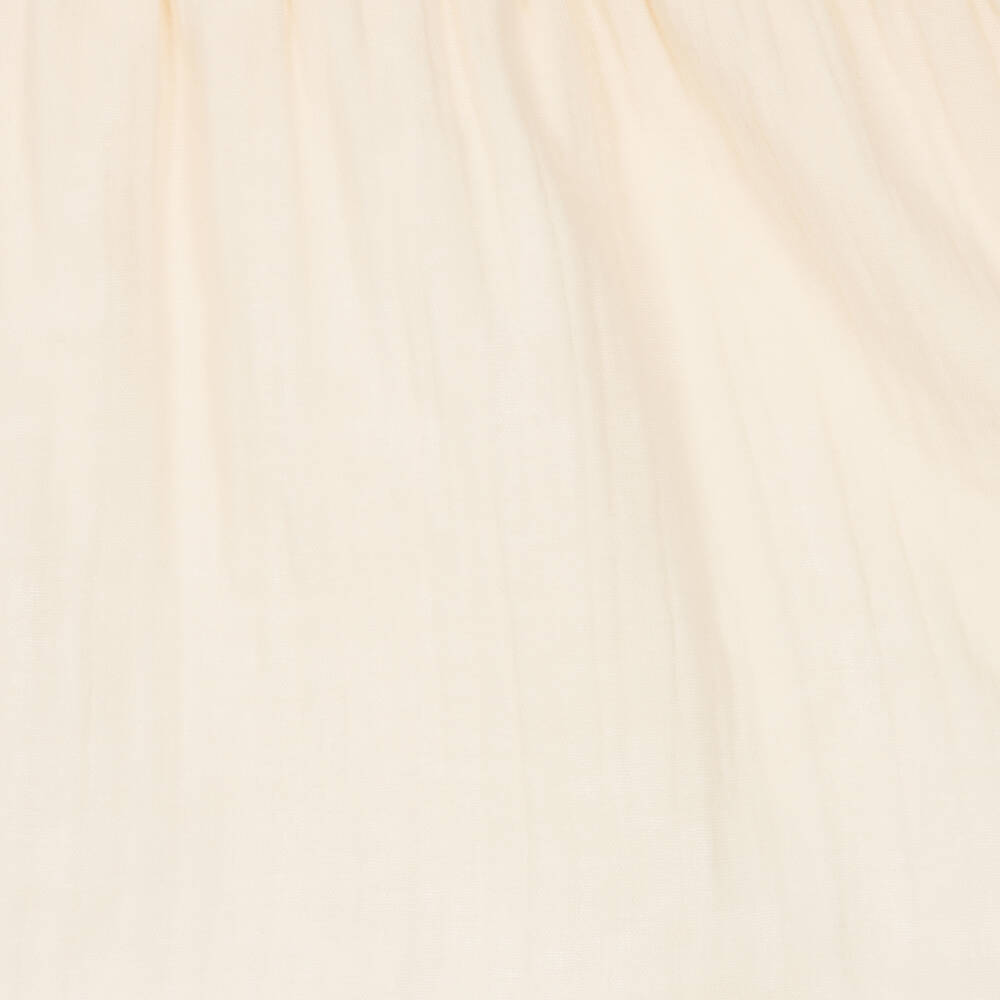 Petit Bateau-Кремовое платье из органического хлопка | Childrensalon Outlet